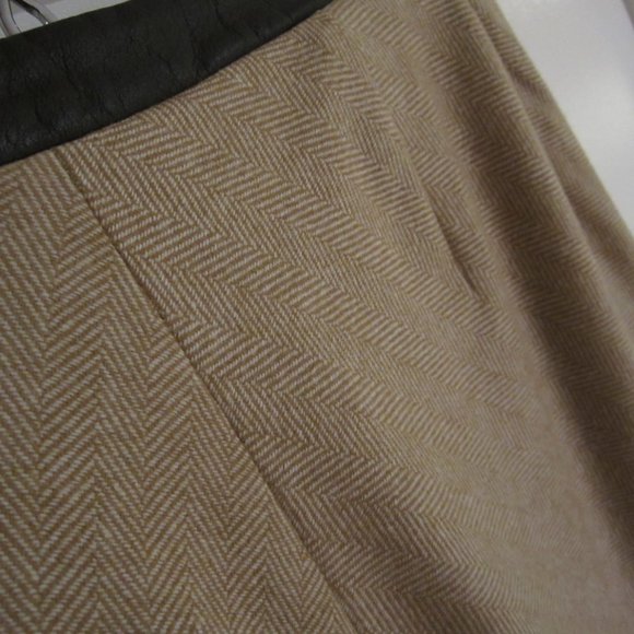 Kenneth Cole Tan Tweed Skirt - Picture 5 of 8